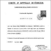 Diploma di abilitazione forense